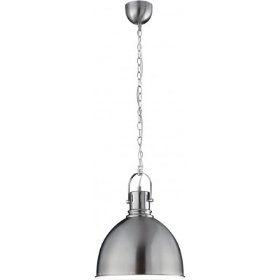 134,95 € Free Shipping | Hanging lamp Trio 60W 2800K Very warm light. Spherical Shape 150×31 cm. Living room. Vintage Style. Metal casting. Nickel Color