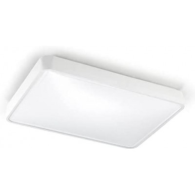 Indoor ceiling light 54W Square Shape 64×44 cm. LED Living room, bedroom and lobby. Acrylic and Aluminum. White Color