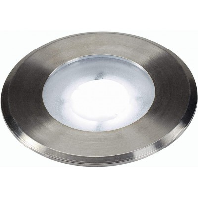 119,95 € Free Shipping | Recessed lighting 4W Round Shape 11×10 cm. LED Terrace, garden and public space. Modern Style. Stainless steel. Gray Color