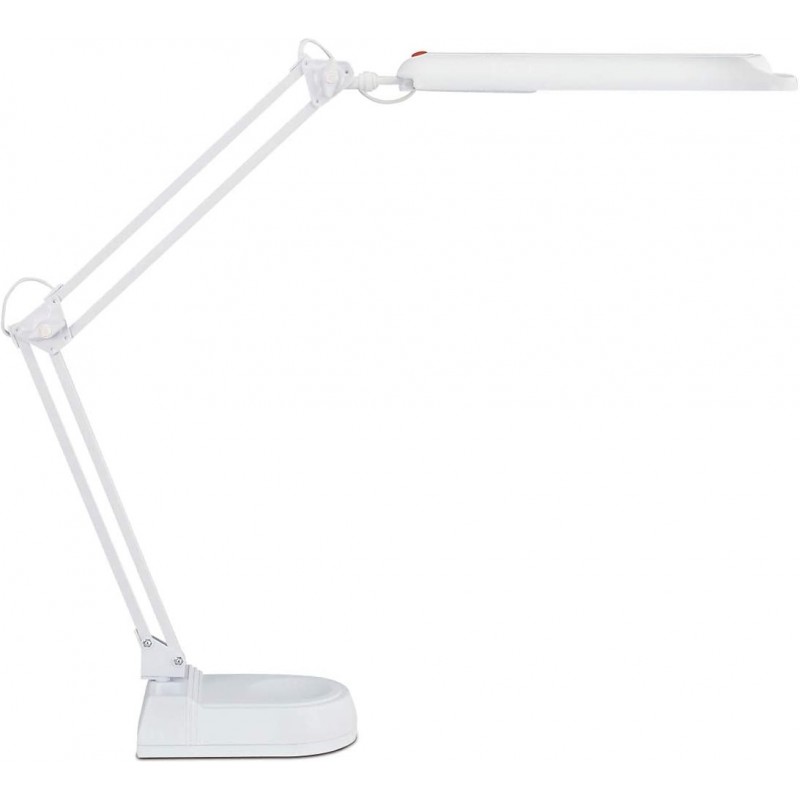 115,95 € Free Shipping | Desk lamp 9W 6500K Cold light. Extended Shape 45×20 cm. Articulable Living room, dining room and bedroom. Classic Style. PMMA. White Color