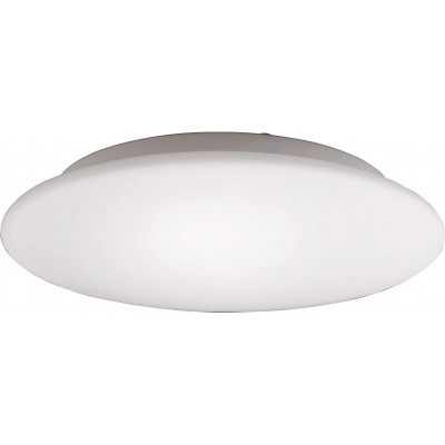 102,95 € Envio grátis | Luz de teto interna 60W Ø 40 cm. Cristal e vidro. Cor branco