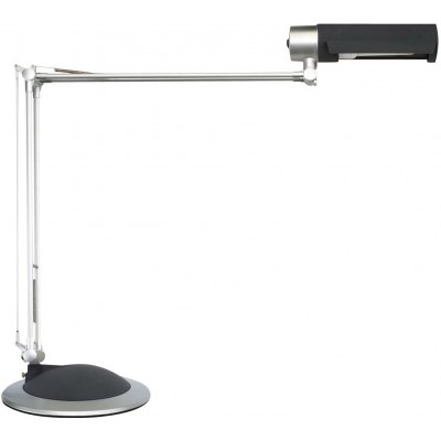 Lámpara de escritorio 20W 64×55 cm. Salón, comedor y vestíbulo. Estilo clásico. Aluminio. Color gris