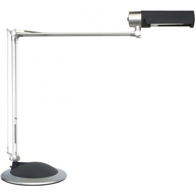 Lampe de bureau 20W 64×55 cm. Aluminium. Couleur gris