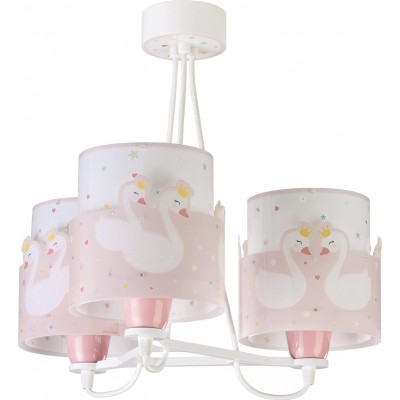 Детская лампа Цилиндрический Форма 39×39 cm. 3 точки света. лебеди дизайн Гостинная, спальная комната и лобби. Современный Стиль. ПММА. Белый Цвет