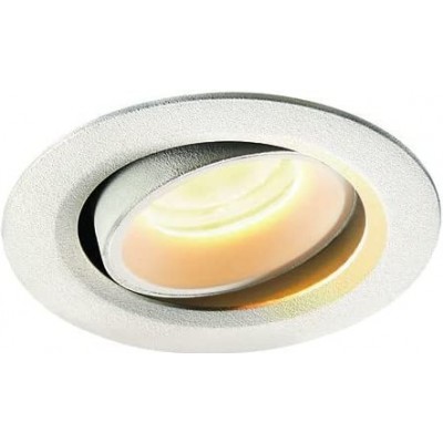 139,95 € Free Shipping | Recessed lighting 7W Round Shape 9×9 cm. Adjustable Living room, dining room and bedroom. Aluminum. White Color