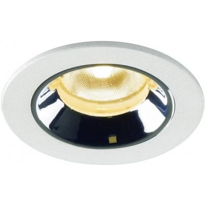 屋内埋め込み式照明 7W 円形 形状 7×7 cm. リビングルーム, ベッドルーム そして ロビー. アルミニウム. 白い カラー