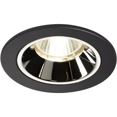 室内嵌入式照明 9W 圆形的 形状 8×8 cm. 位置可调 LED 客厅, 饭厅 和 卧室. 现代的 风格. 聚碳酸酯. 黑色的 颜色