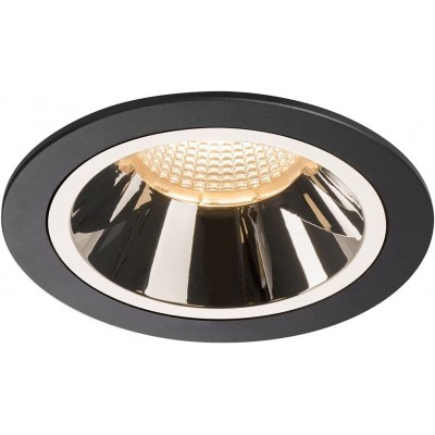 162,95 € Spedizione Gratuita | Illuminazione da incasso 25W 13×13 cm. LED regolabile in posizione Policarbonato. Colore nero