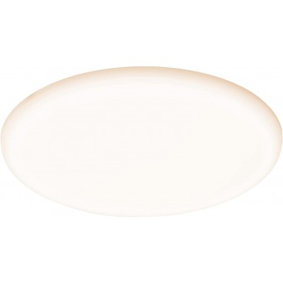 82,95 € Free Shipping | Recessed lighting 14W 3000K Warm light. Ø 18 cm. Dimmable LED Pmma. White Color