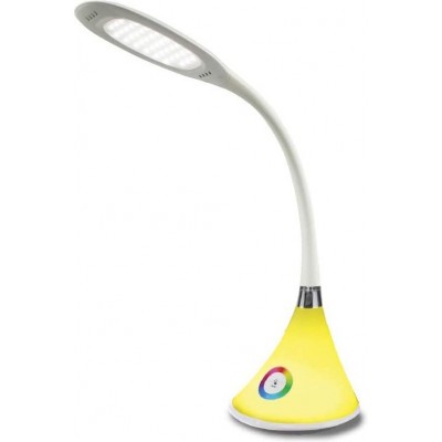 Desk lamp 62×16 cm. LED with 3 intensity levels. Customizable light base Living room, dining room and bedroom. Gray Color