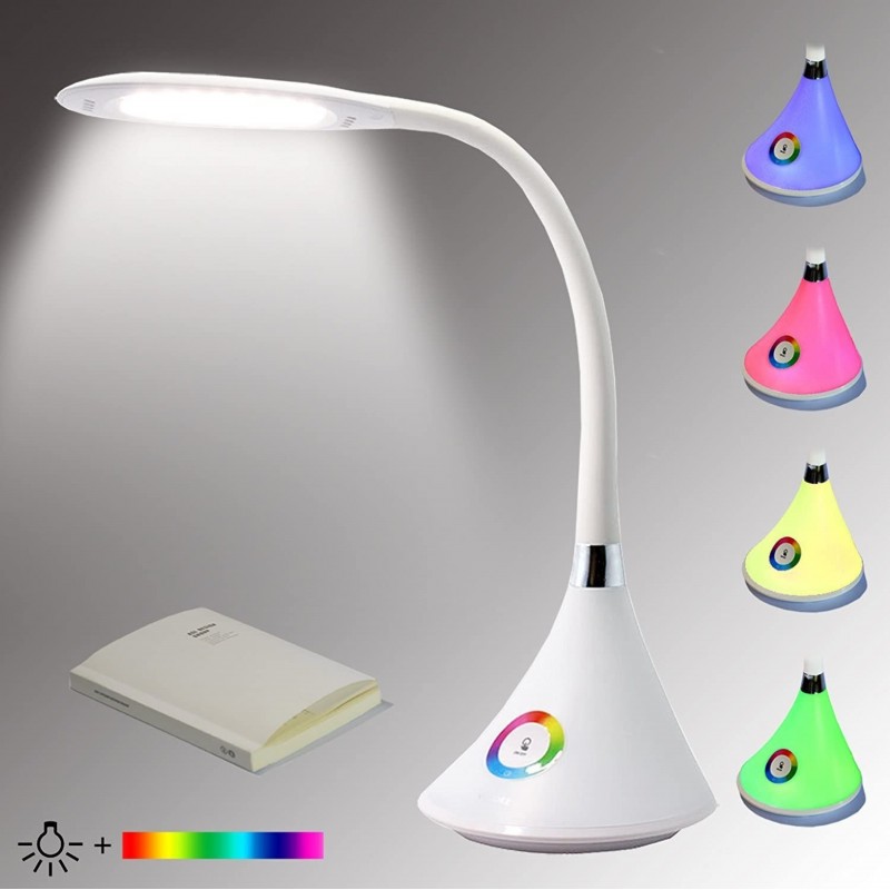 94,95 € Free Shipping | Desk lamp 62×16 cm. LED with 3 intensity levels. Customizable light base Living room, dining room and bedroom. Gray Color