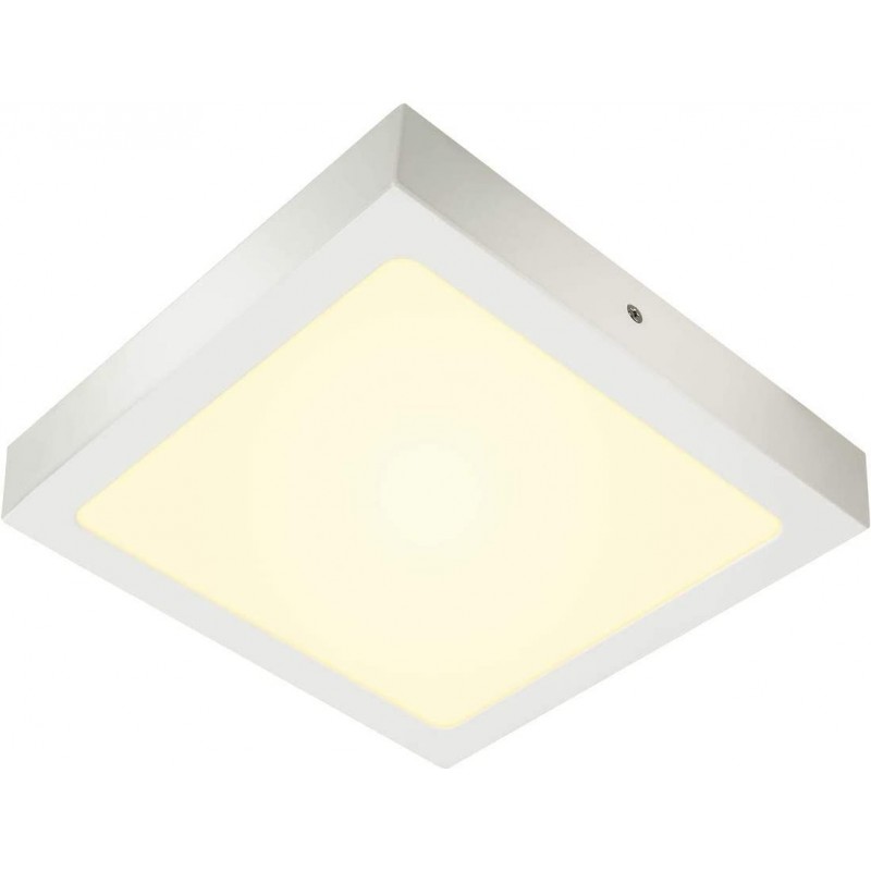 109,95 € Free Shipping | Indoor ceiling light 15W Square Shape 22×22 cm. Living room, dining room and bedroom. Modern Style. Aluminum. White Color