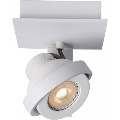 118,95 € Envoi gratuit | Projecteur d'intérieur 5W 13×12 cm. Ajustable Aluminium. Couleur blanc