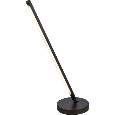 Lampe de table Façonner Étendue 60×15 cm. Salle, chambre et hall. Style moderne. Acrylique. Couleur noir