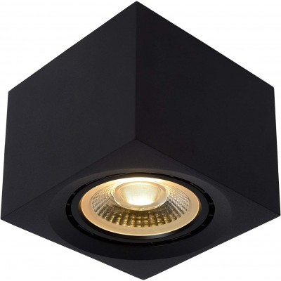 118,95 € Envoi gratuit | Projecteur d'intérieur 12W 12×12 cm. Ajustable Aluminium. Couleur noir