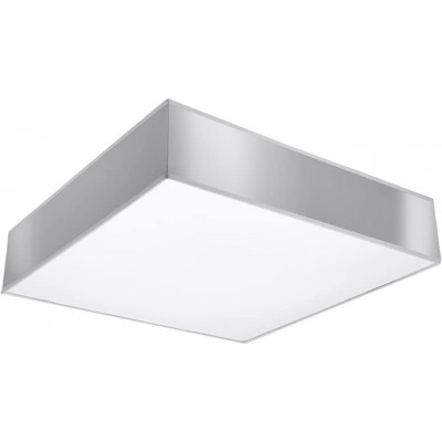 89,95 € Free Shipping | Indoor ceiling light Square Shape 26×26 cm. LED Dining room, bedroom and lobby. Modern Style. PMMA. White Color