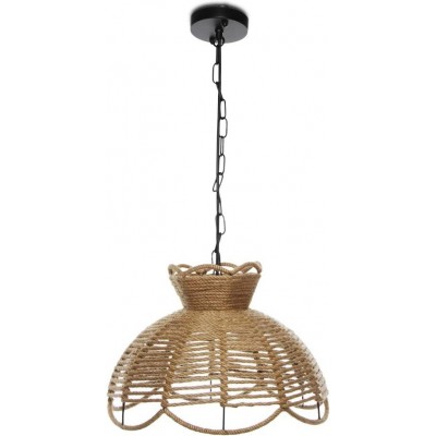 99,95 € Free Shipping | Hanging lamp Spherical Shape 50×12 cm. Dining room, bedroom and lobby. Vintage Style. Aluminum. Brown Color