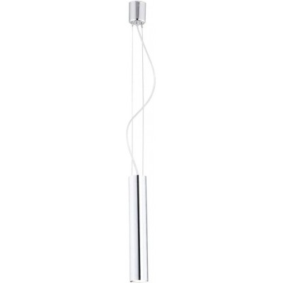 Подвесной светильник 5W Цилиндрический Форма 123×6 cm. Гостинная, столовая и лобби. Современный Стиль. Стали. Покрытый хром Цвет