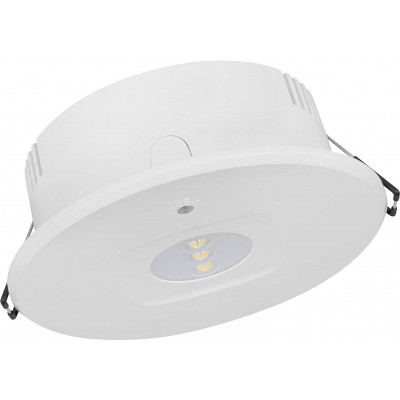 135,95 € Free Shipping | Recessed lighting 4W Round Shape 14×14 cm. Living room, dining room and bedroom. Polycarbonate. White Color