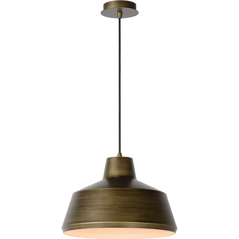 139,95 € Free Shipping | Hanging lamp 60W Round Shape 153×35 cm. Living room, dining room and bedroom. Rustic Style. Metal casting. Golden Color