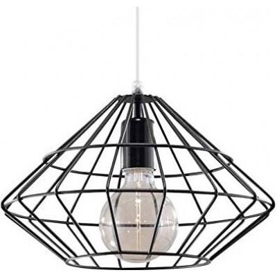 Hanging lamp 100×33 cm. Living room, dining room and bedroom. Steel. Black Color