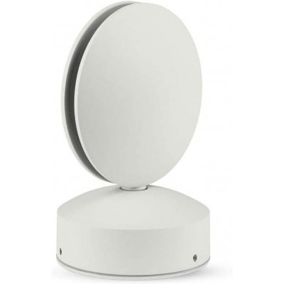 Indoor wall light 7W Round Shape 17×12 cm. LED Living room, dining room and bedroom. Modern Style. Aluminum. White Color