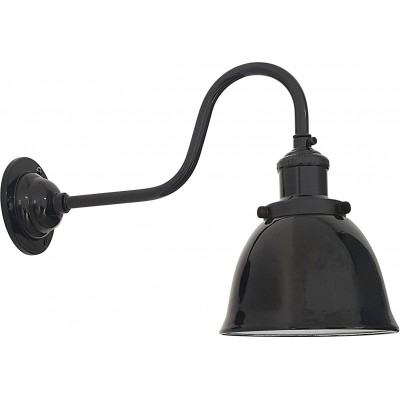 Lampada da parete per interni 15W Forma Conica 35×26 cm. Soggiorno, sala da pranzo e camera da letto. Stile moderno. Metallo. Colore nero