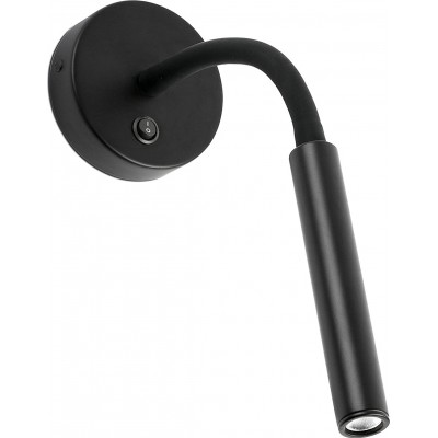 82,95 € Spedizione Gratuita | Lampada da parete per interni 3W 3000K Luce calda. 38×3 cm. LED Metallo. Colore nero