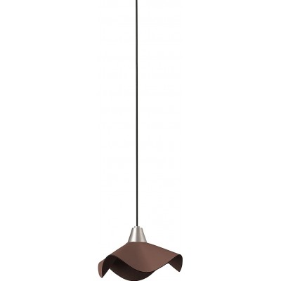 ハンギングランプ 5W 20×20 cm. LED リビングルーム, ベッドルーム そして ロビー. レトロ スタイル. アルミニウム. 褐色 カラー
