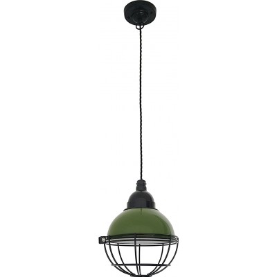 94,95 € 送料無料 | ハンギングランプ 15W 球状 形状 164×17 cm. リビングルーム, ベッドルーム そして ロビー. 金属. 緑 カラー