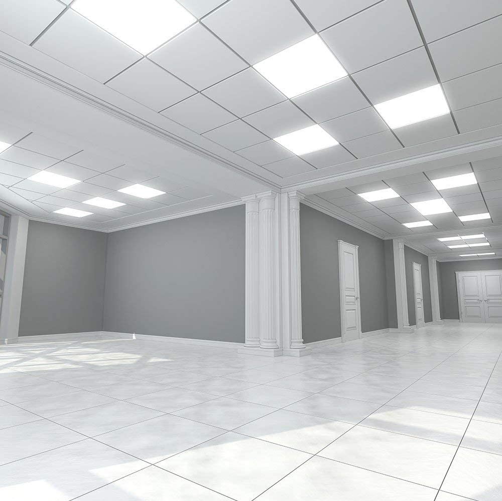99,95 € Kostenloser Versand | LED-Panel 45W LED 4500K Neutrales Licht. 6×6 cm. Pmma. Weiß Farbe