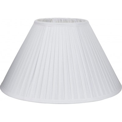 Lamp shade Conical Shape 40×40 cm. Living room, dining room and lobby. Classic Style. Textile. White Color
