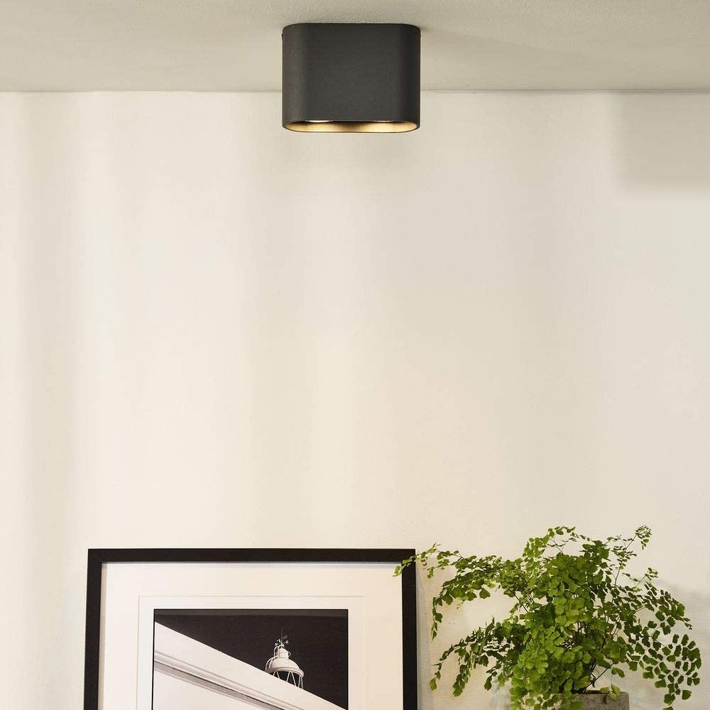 157,95 € Spedizione Gratuita | Faretto da interno 10W 16×11 cm. Doppia messa a fuoco Alluminio. Colore grigio