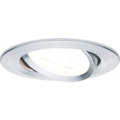 139,95 € Free Shipping | 3 units box Recessed lighting 21W 2700K Very warm light. Round Shape 9×8 cm. Adjustable LED Terrace, garden and public space. Modern Style. Aluminum and Metal casting. White Color