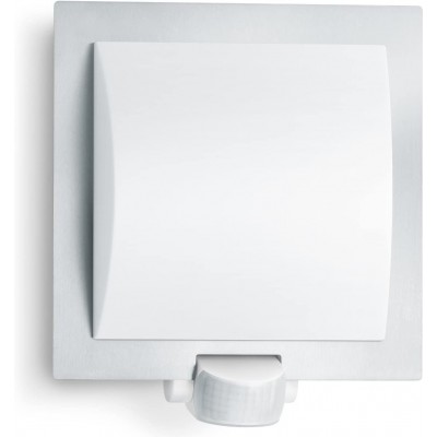 户外壁灯 60W 正方形 形状 25×23 cm. 运动检测器 大堂设施. 现代的 风格. 有机玻璃 和 金属. 白色的 颜色