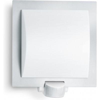 Applique da esterno 60W 25×23 cm. Rilevatore di movimento Pmma e metallo. Colore bianca