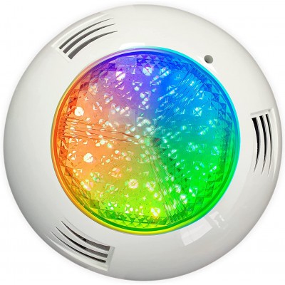 Wasserbeleuchtung Runde Gestalten 28×28 cm. Mehrfarbiger RGB-LED-Streifen Schwimmbad