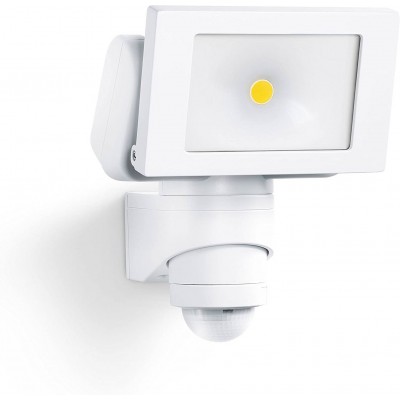Holofote externo 15W 22×17 cm. LED ajustável. Sensor de Movimento Pmma. Cor branco