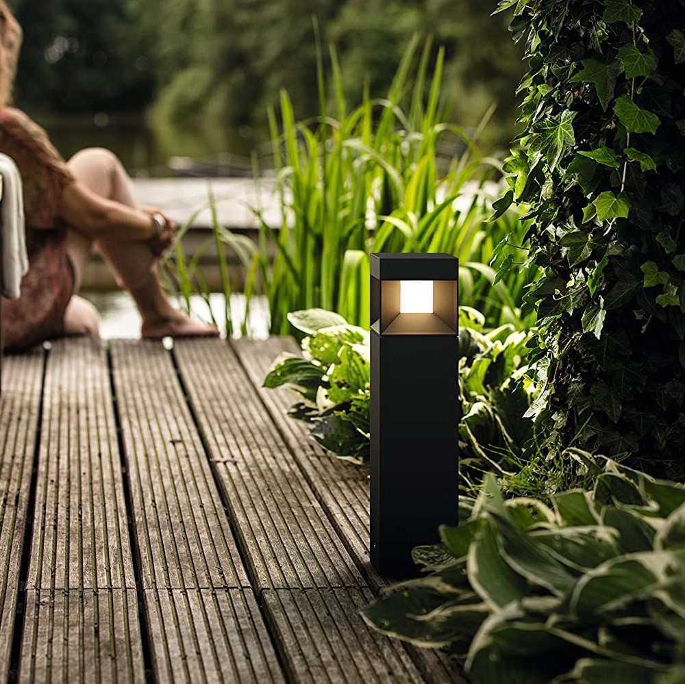 111,95 € Envío gratis | Baliza luminosa Philips 54W 40×10 cm. Aluminio y metal. Color negro