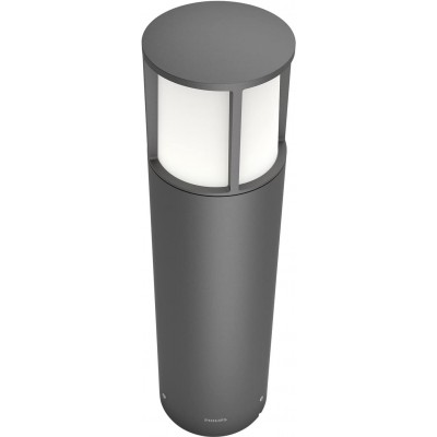 132,95 € Kostenloser Versand | Leuchtfeuer Philips 6W Zylindrisch Gestalten 40×10 cm. Flur. Aluminium. Anthrazit Farbe