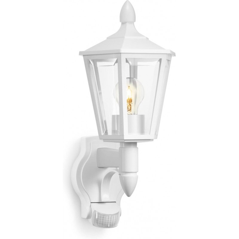 96,95 € Free Shipping | Outdoor wall light 60W 41×24 cm. Movement detector. Sensor Terrace, garden and public space. Classic Style. White Color