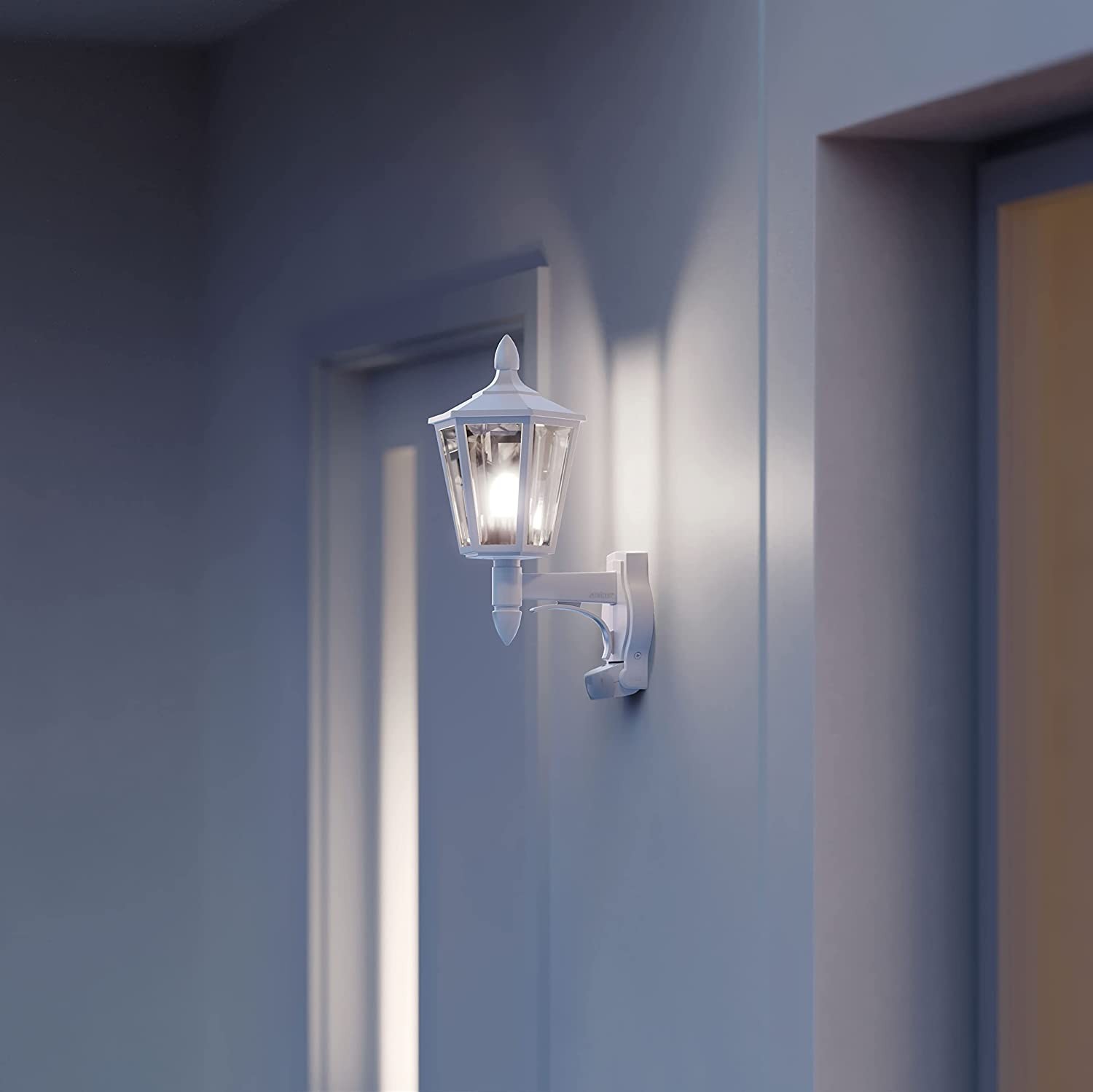 91,95 € Free Shipping | Outdoor wall light 60W 41×24 cm. Movement detector. Sensor White Color