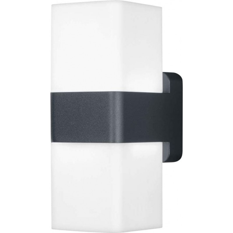 109,95 € Free Shipping | Outdoor wall light 13W 3000K Warm light. Cylindrical Shape 21×11 cm. Bi-directional LED. Motion sensor. Alexa and Google Home Terrace, garden and public space. Aluminum and Polycarbonate. White Color