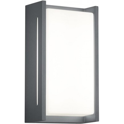 72,95 € Free Shipping | Outdoor wall light Trio 9W Rectangular Shape 23×13 cm. LED Terrace, garden and public space. Modern Style. Acrylic and Aluminum. Anthracite Color