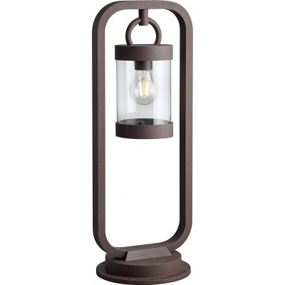 Lámpara de sobremesa Trio 28W Forma Rectangular 60×23 cm. Salón, comedor y vestíbulo. Estilo moderno. Aluminio. Color marrón