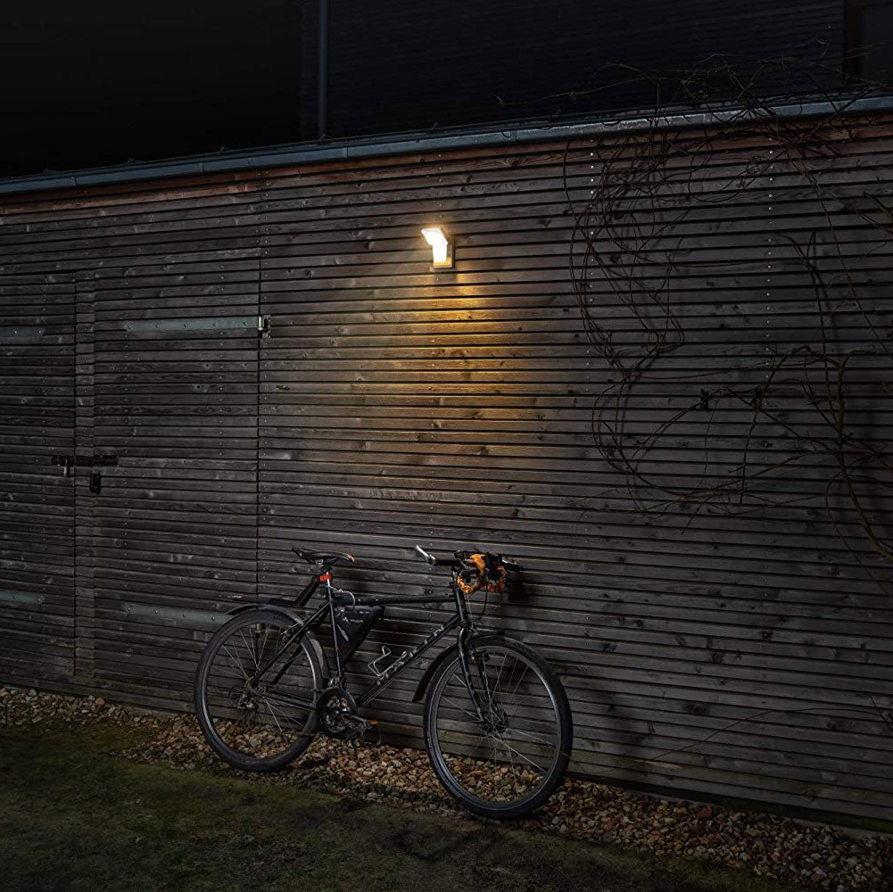 78,95 € Free Shipping | Flood and spotlight 16W 19×18 cm. Double focus with sensor Polycarbonate. Gray Color