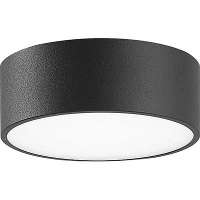 114,95 € Free Shipping | Outdoor wall light Round Shape 30×30 cm. Terrace, garden and public space. Aluminum. Black Color