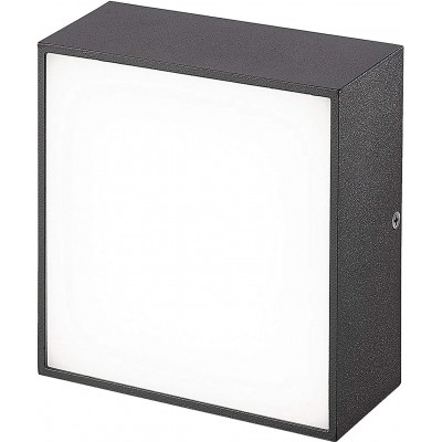 81,95 € Free Shipping | Outdoor wall light Square Shape 17×17 cm. Terrace, garden and public space. Anthracite Color