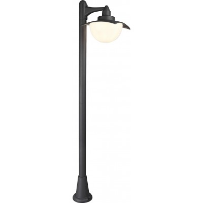 109,95 € Spedizione Gratuita | Faro luminoso Trio 40W 110×30 cm. Alluminio e cristallo. Colore nero