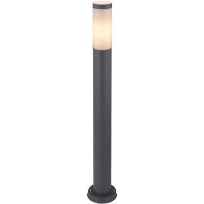 89,95 € Free Shipping | Luminous beacon 60W Cylindrical Shape 80 cm. Terrace, garden and public space. Stainless steel and PMMA. Anthracite Color